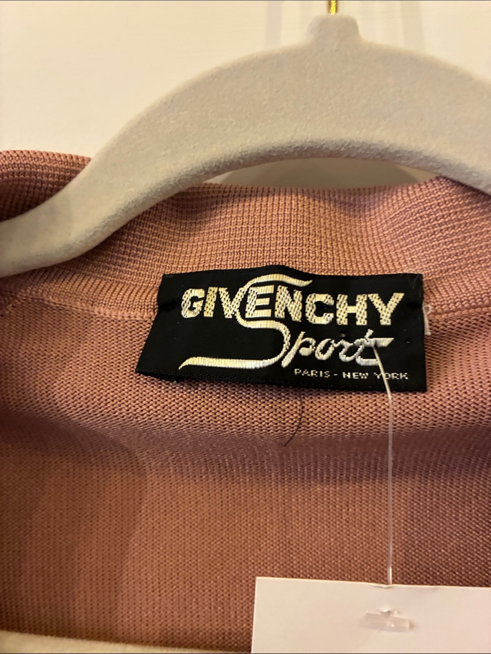 Givenchy Dusty Rose Button-Front Polo Jacket - Picture 2 of 4
